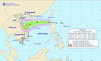 Áp thấp sắp thành bão cách Hoàng Sa 740km, những thành phố nào có thể ngập lụt?