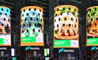 Grab quảng bá di sản và ẩm thực Việt tại Quảng trường Thời Đại New York